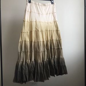 Olive Ombré Skirt